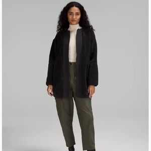 NWT Lululemon Collarless Textured Fleece Full Zip